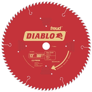 CIRC SAW BLADE 12IN 80T FINISH