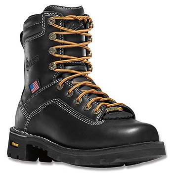 Danner Women's 17325 Quarry USA Black Alloy Toe Gore-Tex EH Work Shoes Boots