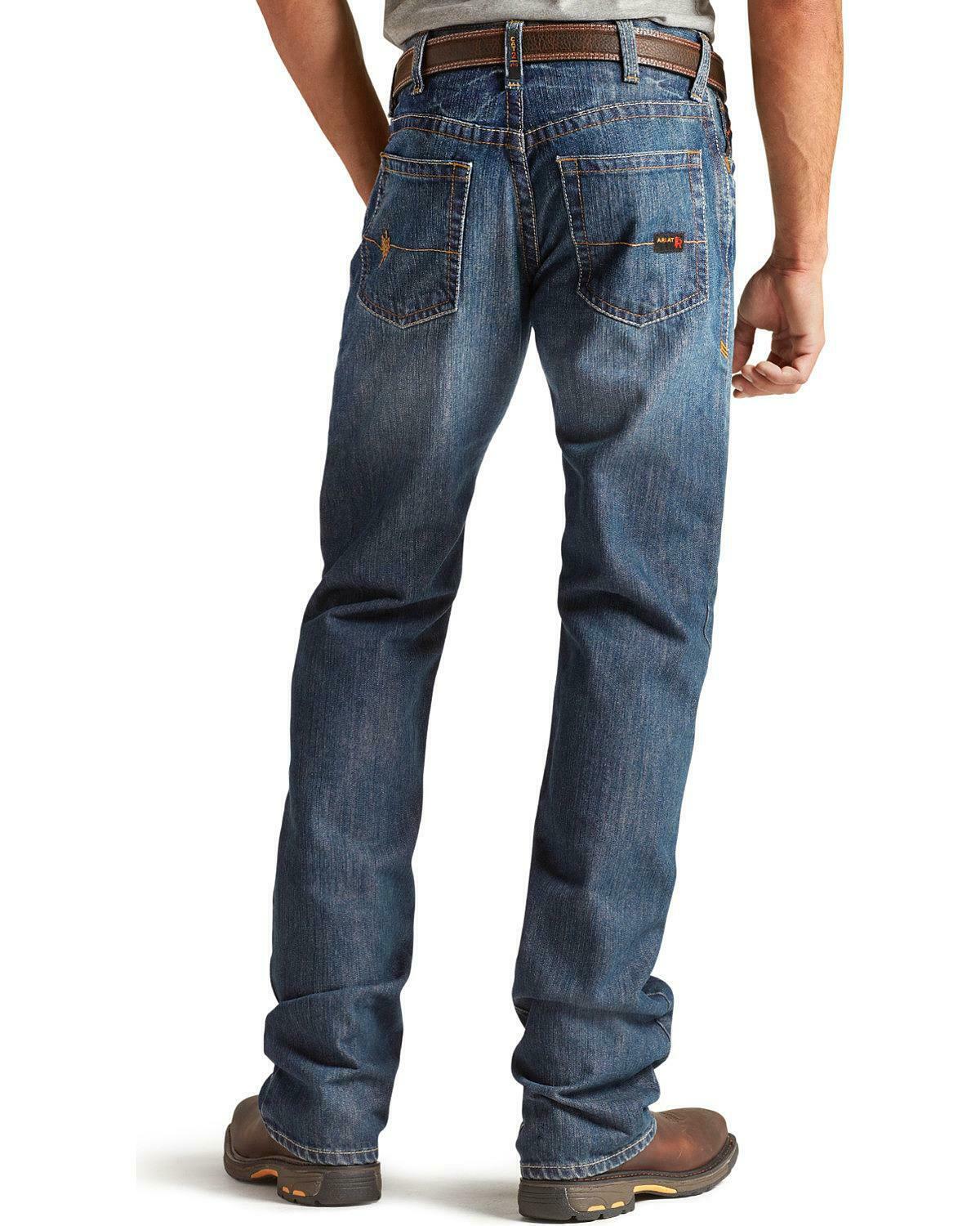 Ariat Men's FR M4 Low Rise Basic Boot Cut Jeans