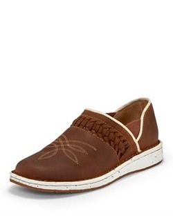 Justin Women's Opanka Walnut Leather Shoes