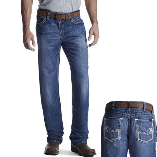 Ariat Men's FR M4 Ridgeline Boot Cut Glacier Jeans