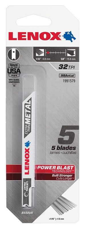 Lenox 1991579 Jig Saw Blade, 32