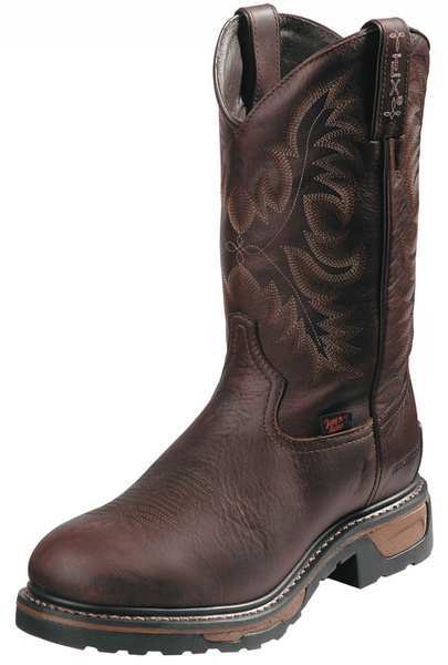 TONY LAMA MENS TLX BRIAR PITSTOP LEATHER STEEL TOE COWBOY WORK BOOTS TW1009 