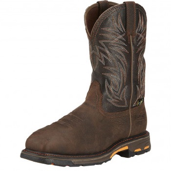 Ariat Men's Workhog H20 11" Met Guard Comp Toe Pull-On Boots