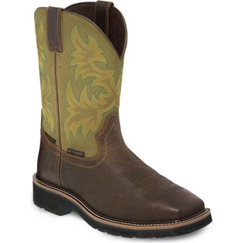 justin steel toe waterproof work boots