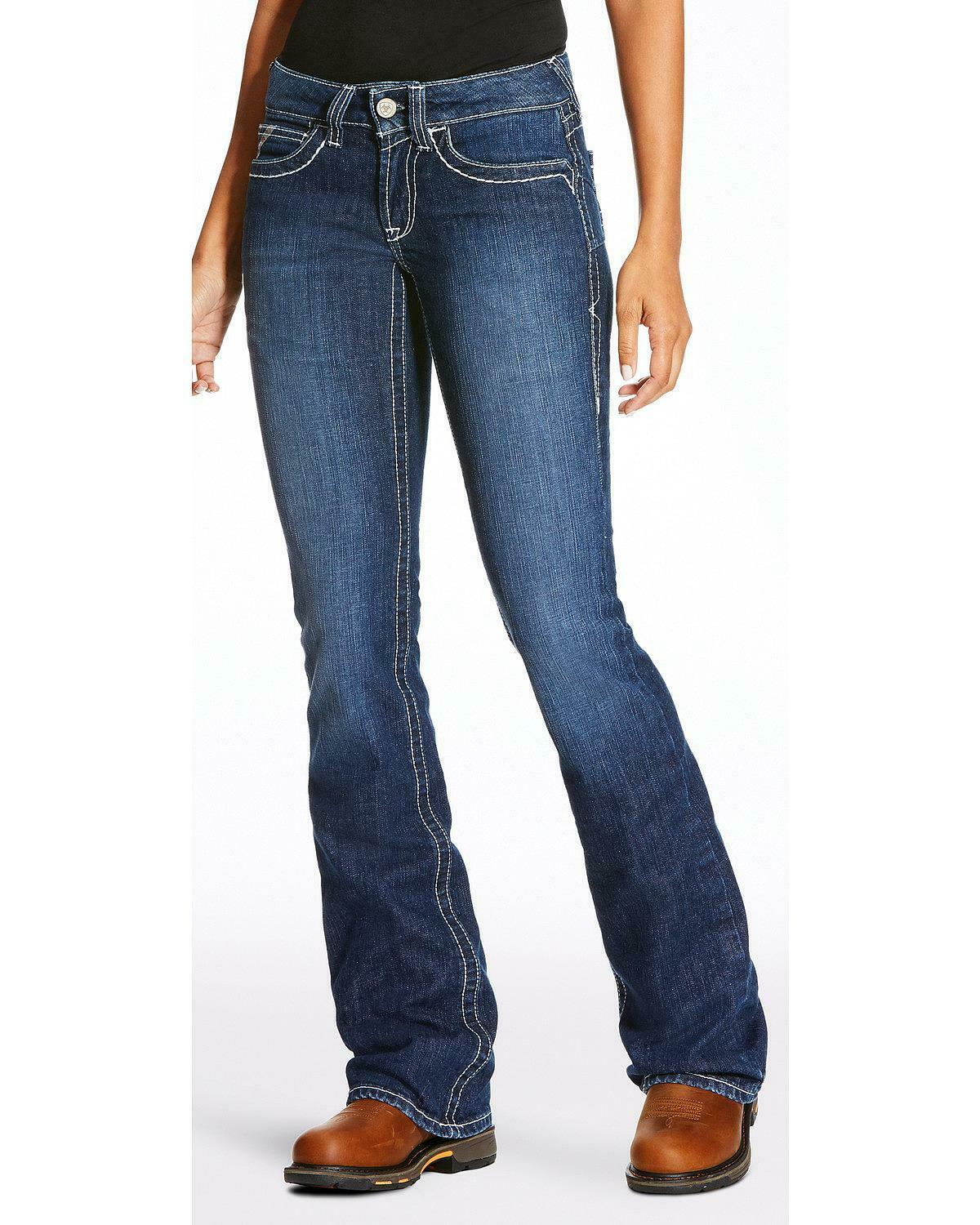 Ariat Women's FR DuraStretch Crossing Volta Bootcut Jeans