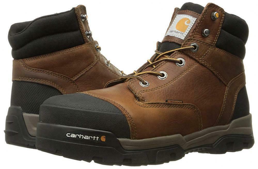 CARHARTT MENS 6" ENERGY WATERPROOF COMP TOE WORK BOOTS CME6355 