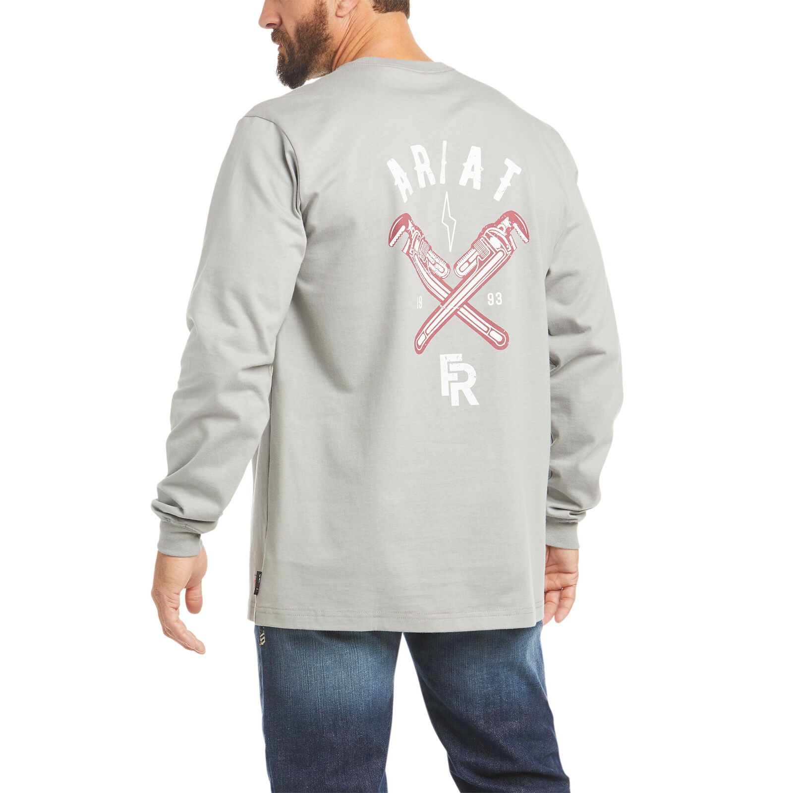 Ariat Men's FR Wrench Silver Fox Long Sleeve Shirt