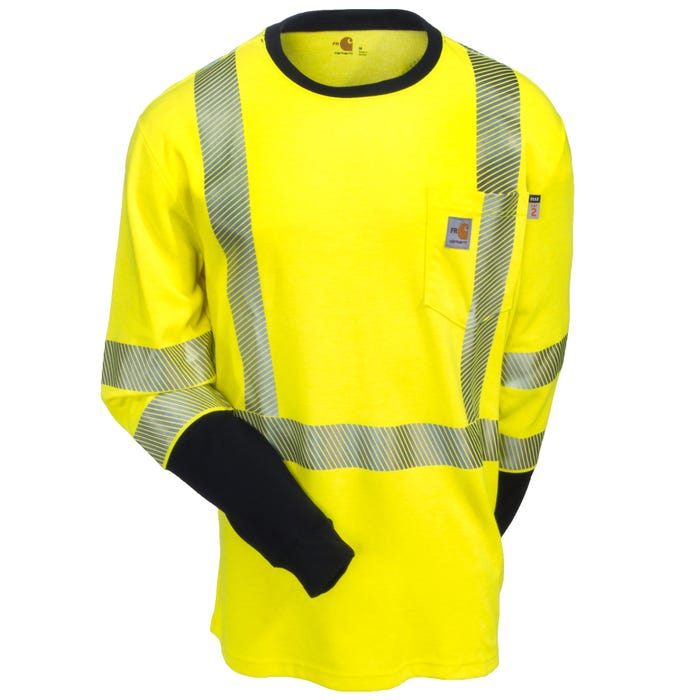 Carhartt FR CAT2 CLS3 Hi-Viz Force Long Sleeve Shirt