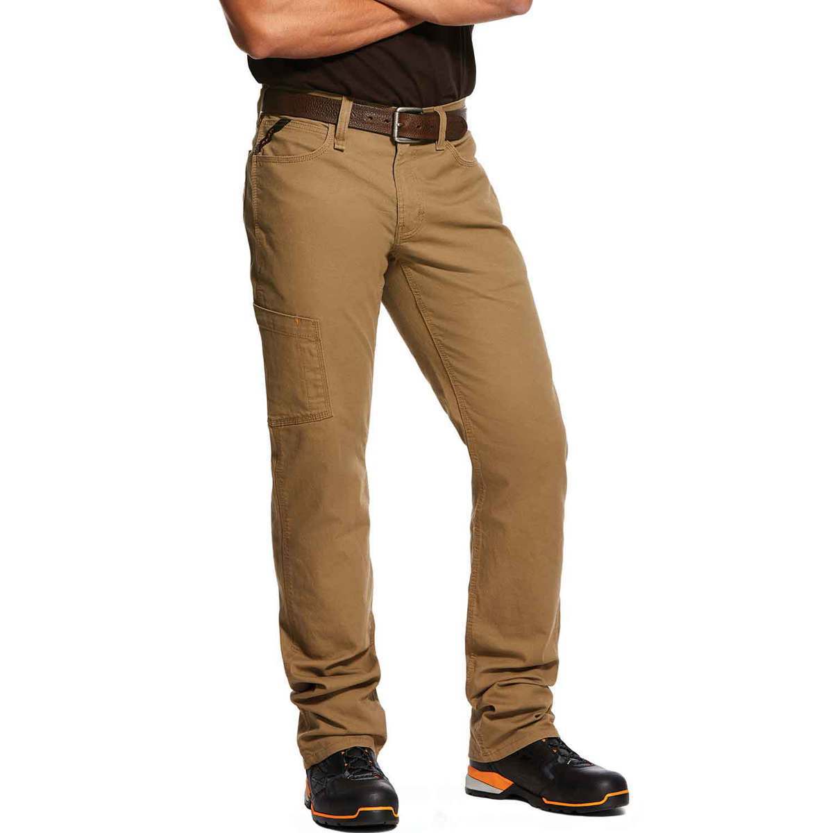 Ariat Men's Rebar M4 Khaki Made Tough DuraStretch Work Pants