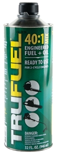 TRUFUEL 6525538 Premixed Oil,40:1,  32 oz Can, Green