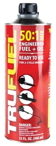 TRUFUEL 6525638 Premixed Oil, 50:1 32 oz Can, Red
