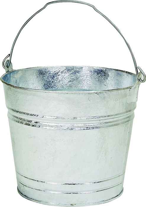 BUCKET WATER GALV MTL 12 QT