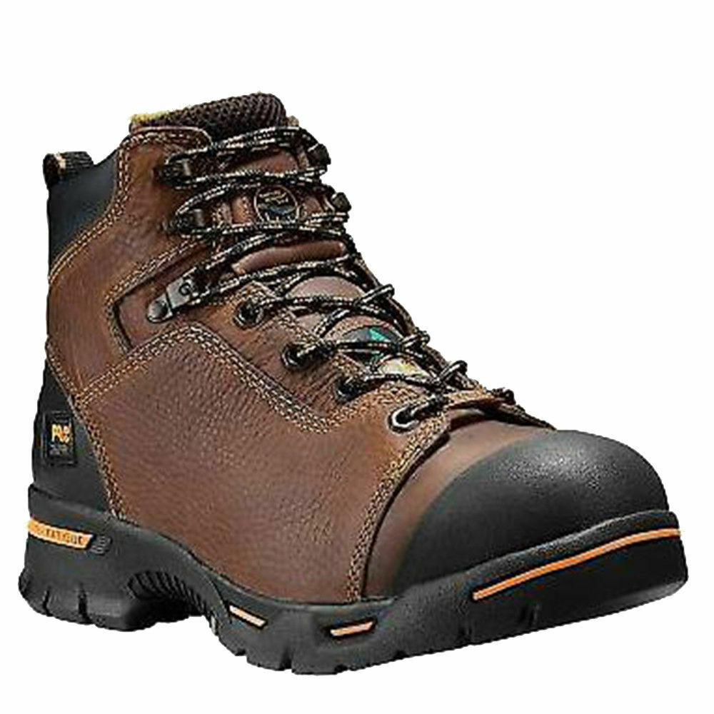 Timberland Men's Endurance PR Brown Steel Toe Work Boots