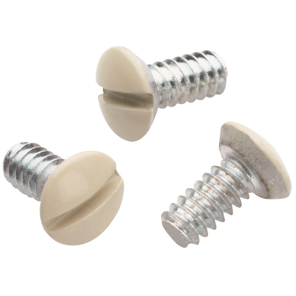 IVORY WALL PLATE SCREW