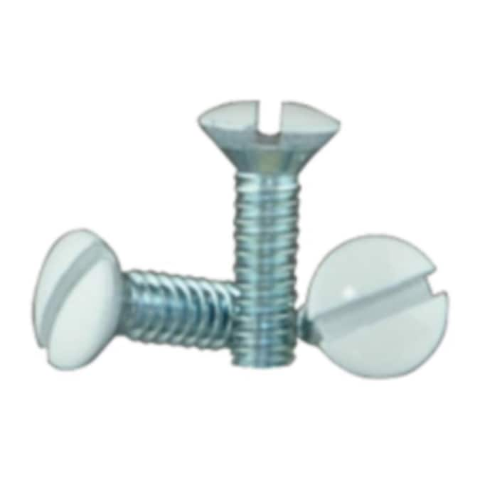 WHITE WALL PLATE SCREW