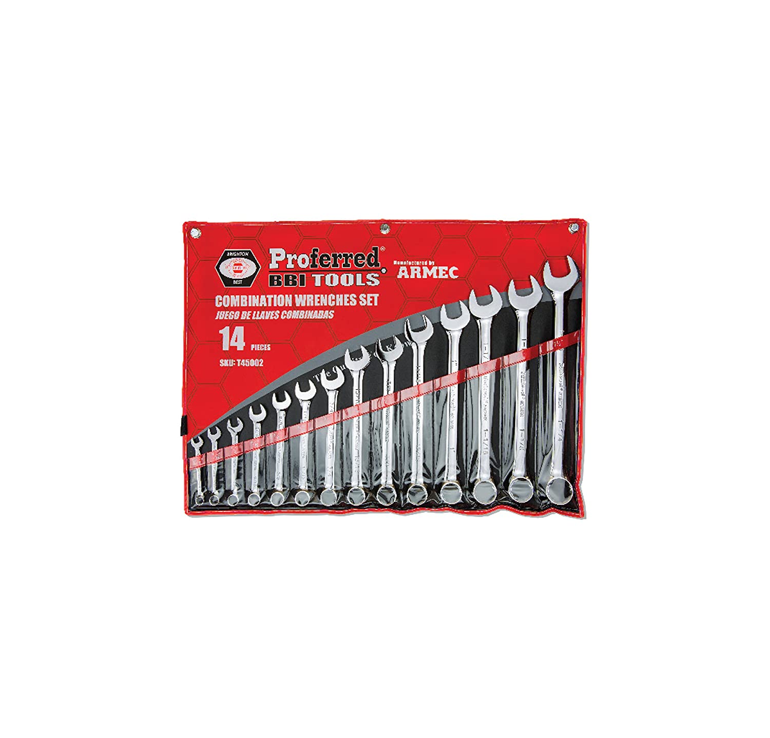 14 PC SAE COMBO WRENCH SET