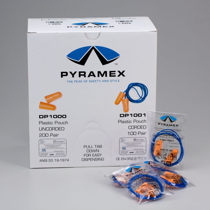 PYRMX EAR PLUG CORDED 100CNT