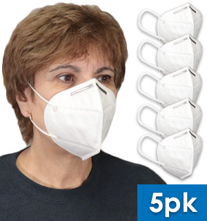 5PK KN95 RESP MASK