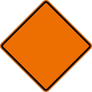 36" BORDER ONLY (BLANK) SIGN