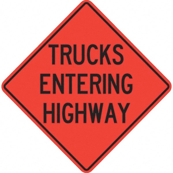 48" TRUCKS ENTERING HIGHWAY