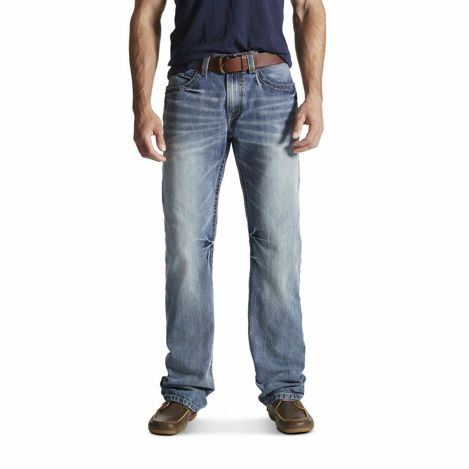 Departments - Ariat Men's M4 Low Rise Relaxed Fit Coltrane Bootcut Jeans