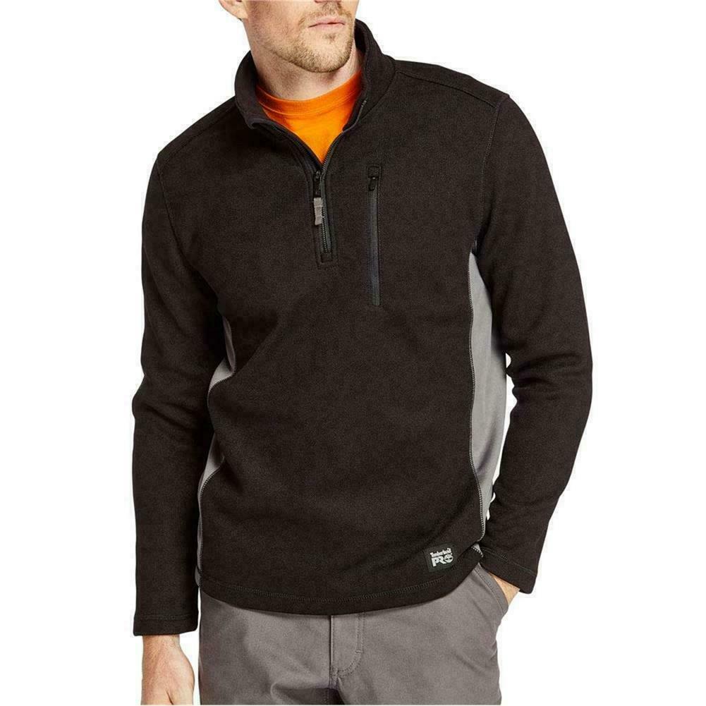Timberland PRO Men's Studwall Quarter-Zip Long Sleeve Fleece Sweatshirt A1HGK015